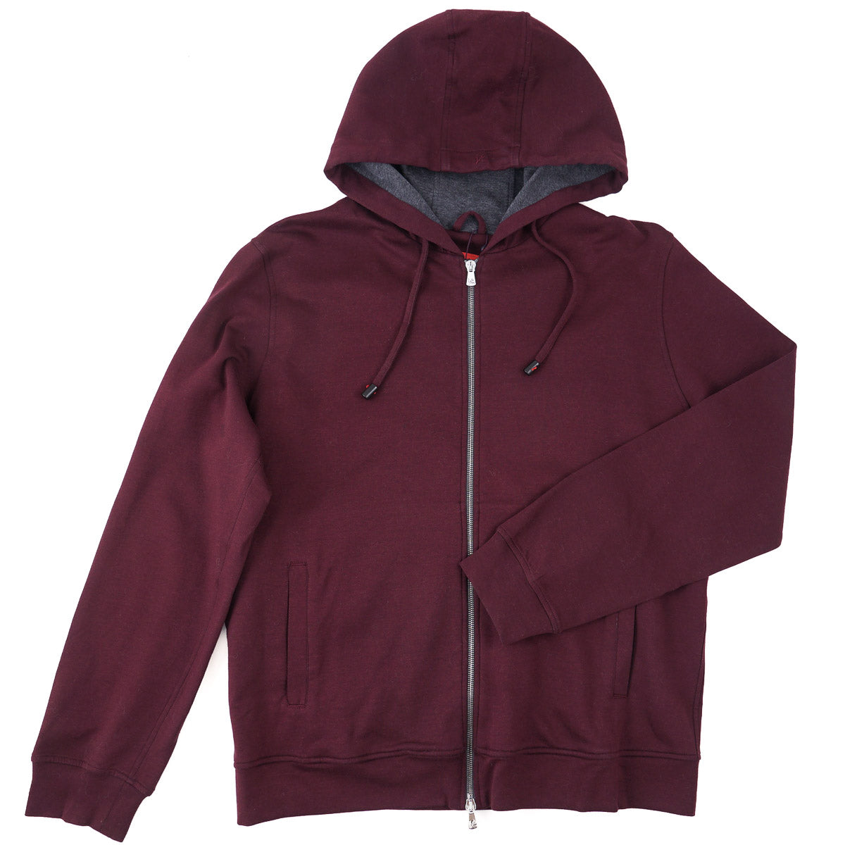 Isaia Full-Zip Cotton Sweatshirt