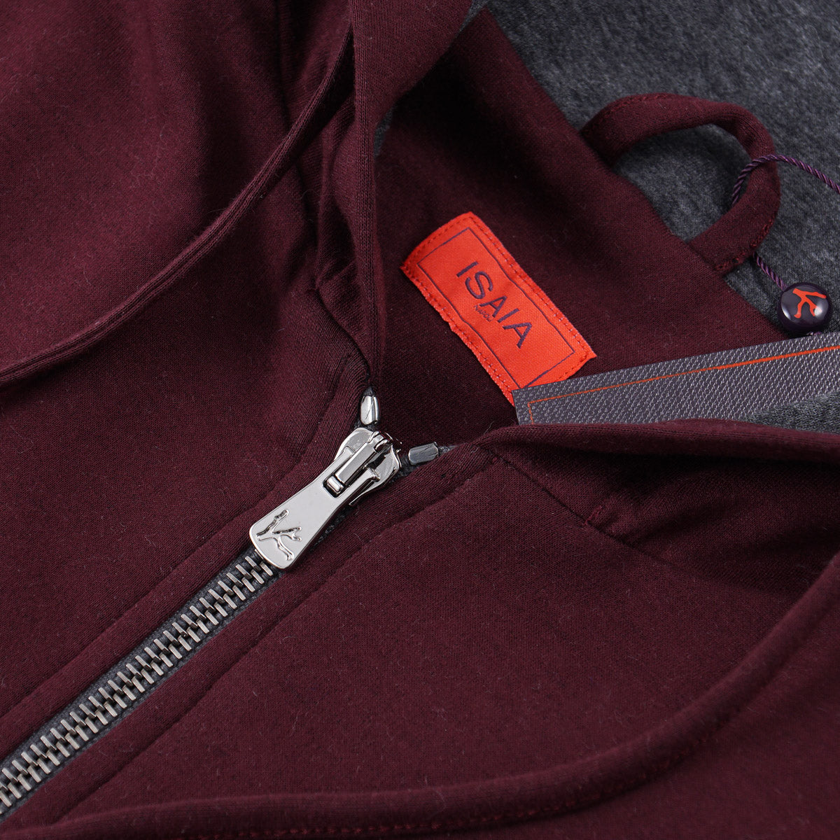 Isaia Full-Zip Cotton Sweatshirt