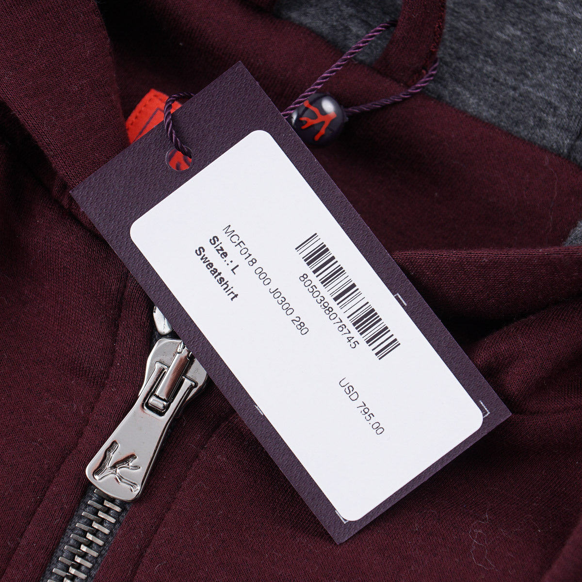 Isaia Full-Zip Cotton Sweatshirt