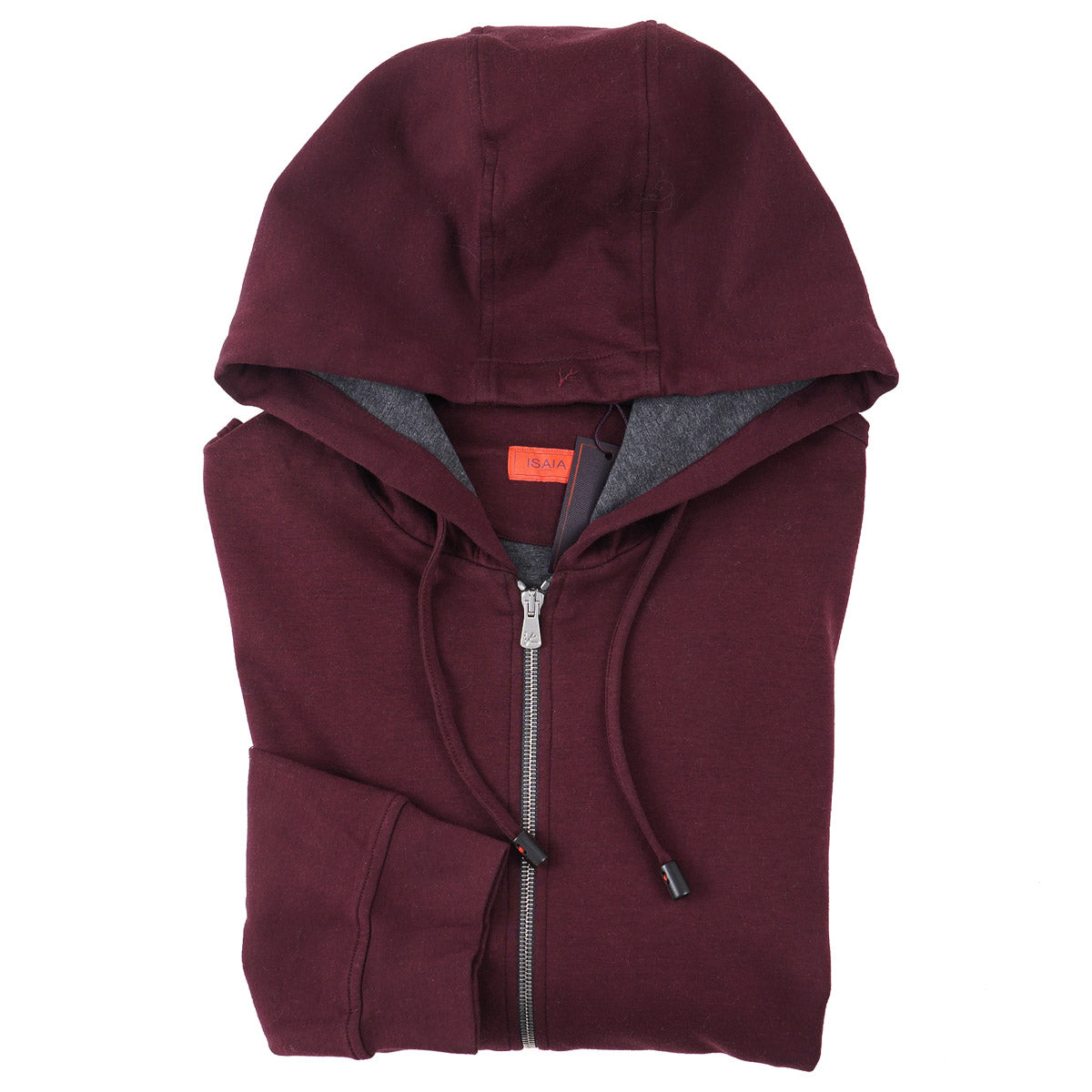 Isaia Full-Zip Cotton Sweatshirt