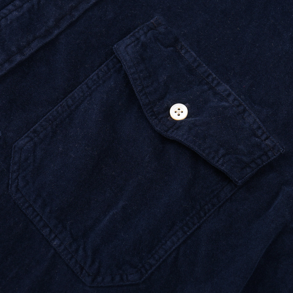 Boglioli Brushed Velvet Cotton Overshirt