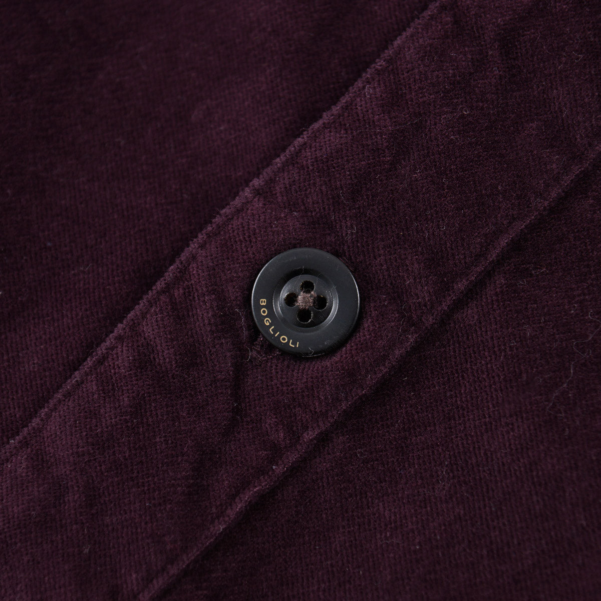 Boglioli Velvet Cotton Overshirt