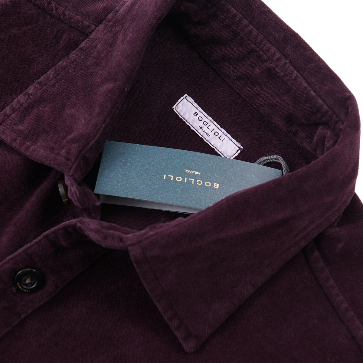 Boglioli Velvet Cotton Overshirt