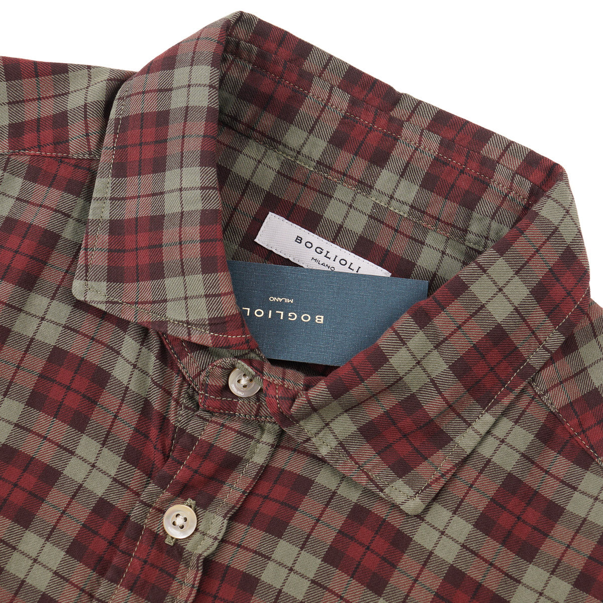 Boglioli Soft Twill Cotton Shirt