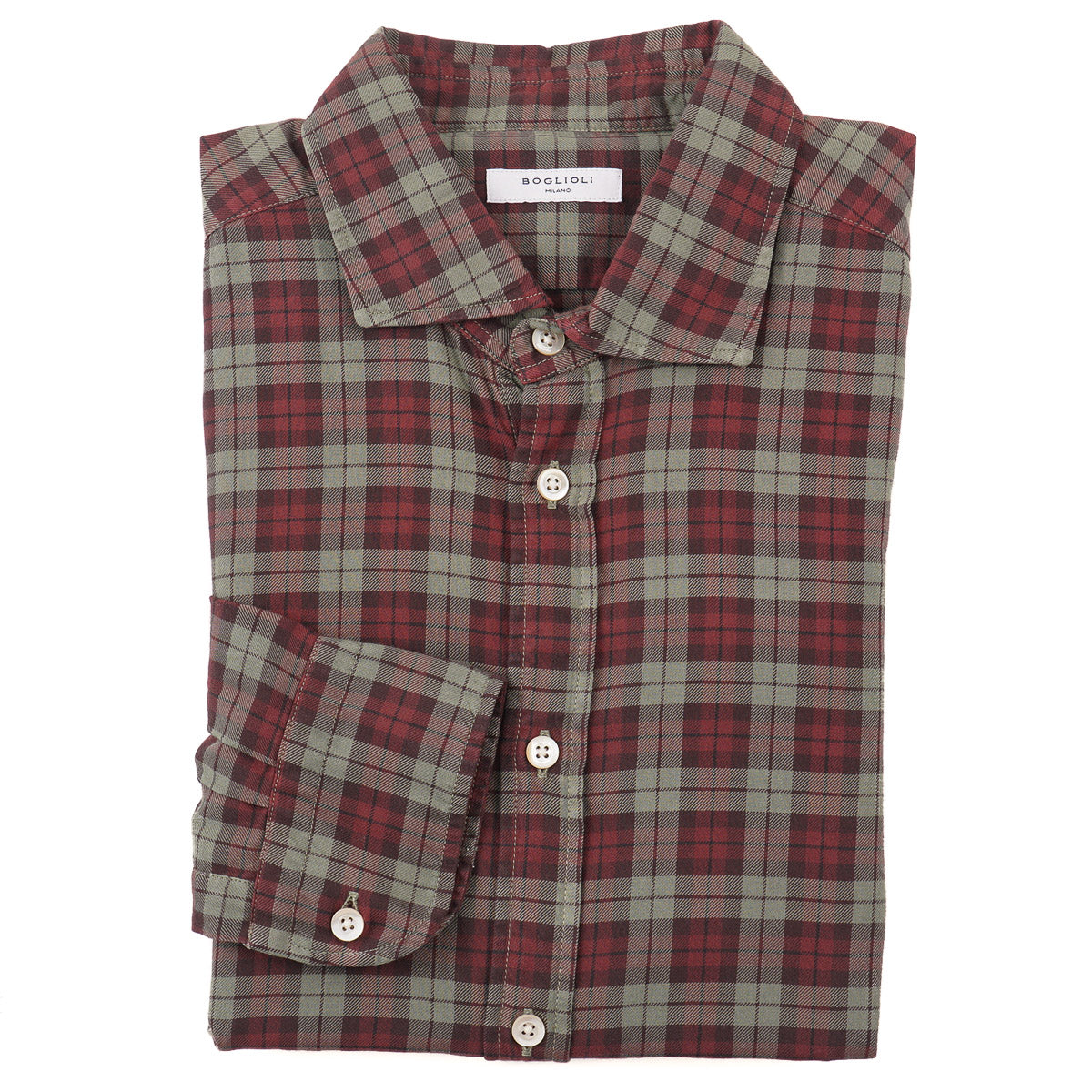 Boglioli Soft Twill Cotton Shirt