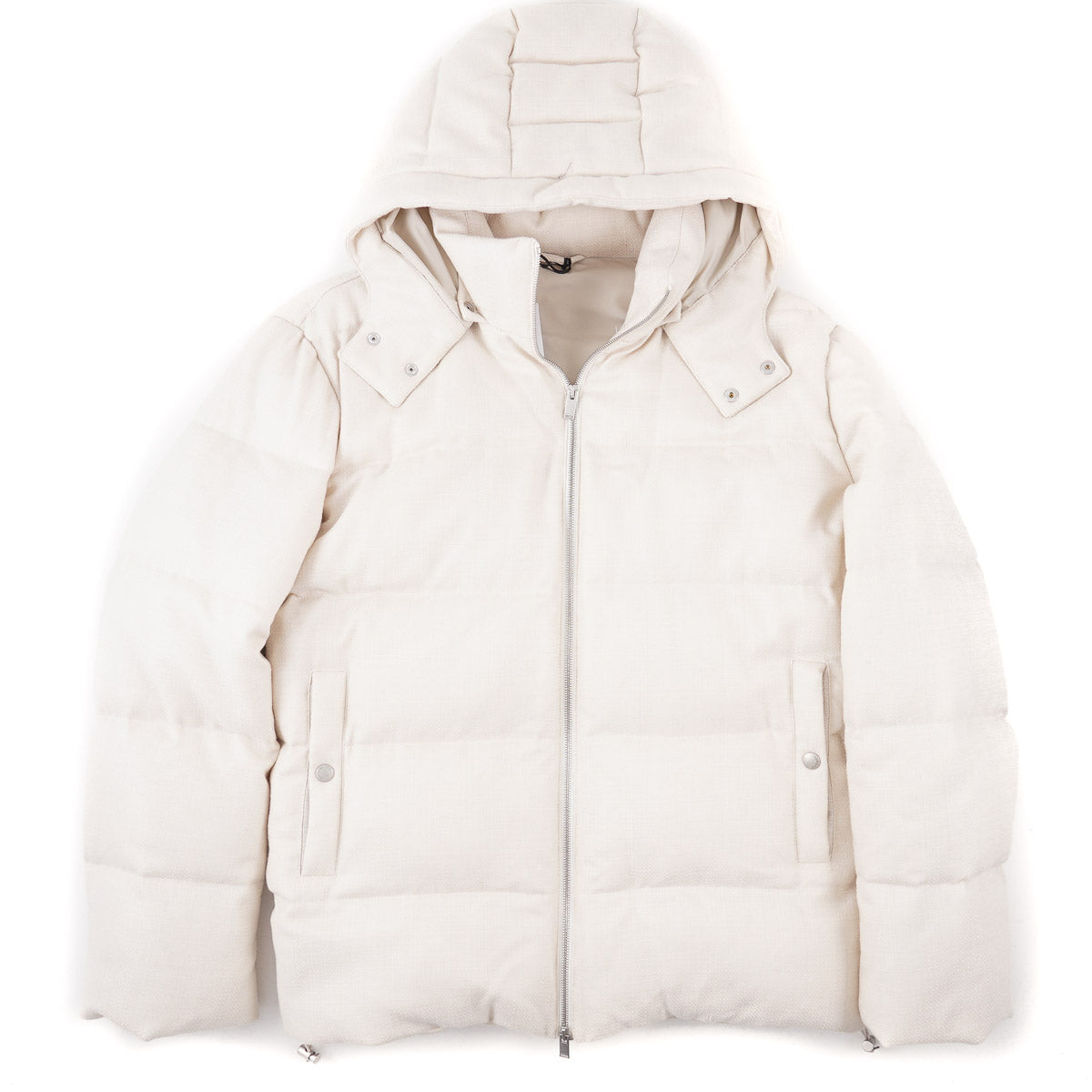 Lardini Wool-Silk Down Puffer Jacket - Top Shelf Apparel