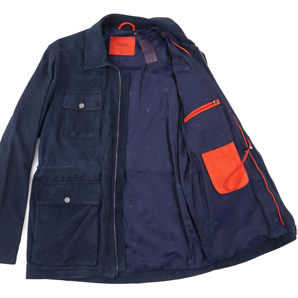 Isaia Lambskin Suede Field Jacket - Top Shelf Apparel