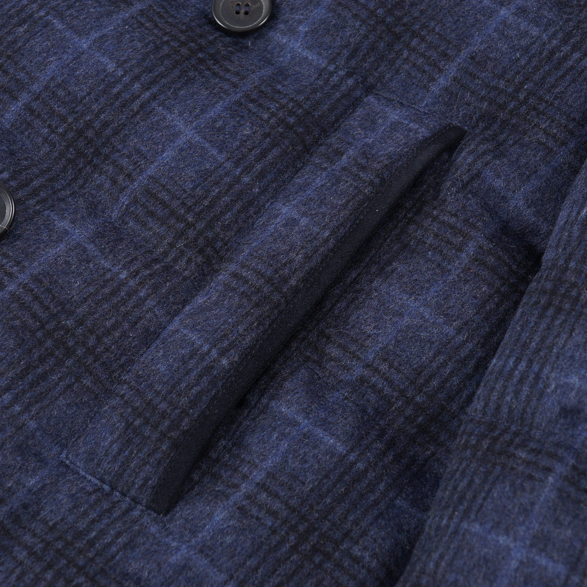 Isaia Quilted Wool-Cashmere Peacoat - Top Shelf Apparel