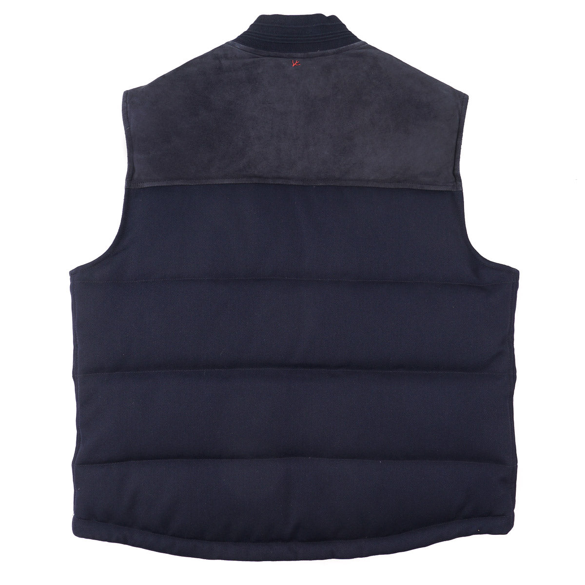 Isaia Cashmere-Lined Wool Puffer Vest