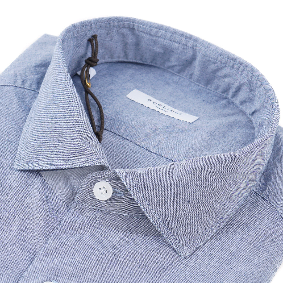 Boglioli Extra-Slim Chambray Cotton Shirt - Top Shelf Apparel