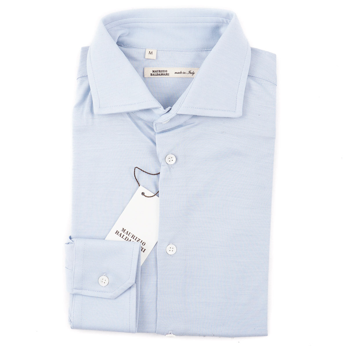 Maurizio Baldassari Superfine Merino Wool Shirt - Top Shelf Apparel