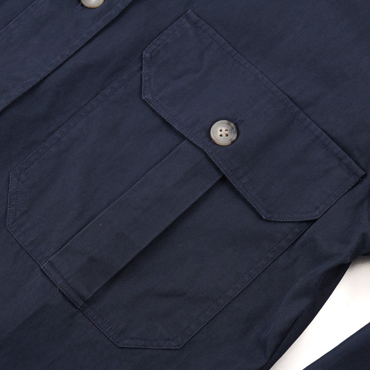 Sannino Slim-Fit Twill Cotton Overshirt - Top Shelf Apparel