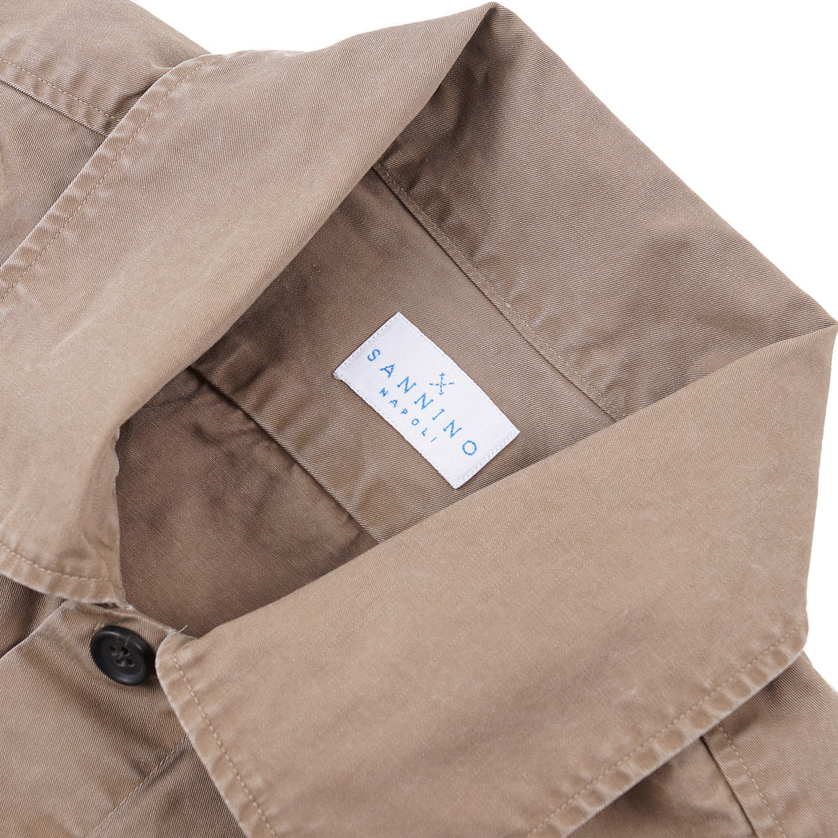 Sannino Slim-Fit Twill Cotton Overshirt - Top Shelf Apparel