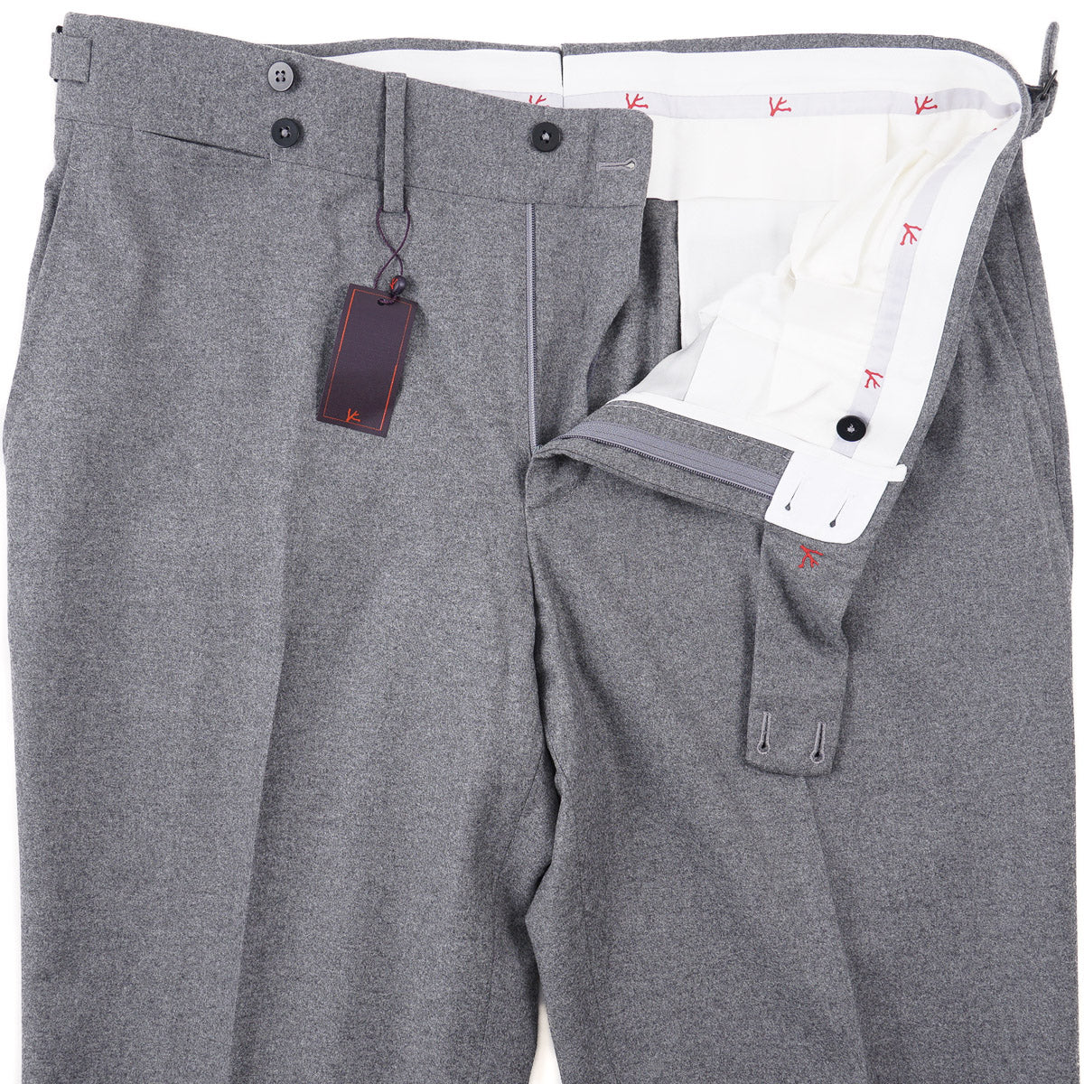 Isaia 'Casalnuovo' Wool-Cashmere Pants