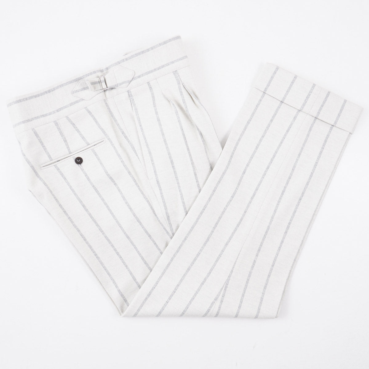 Sartorio Flannel Pants with Side Tabs