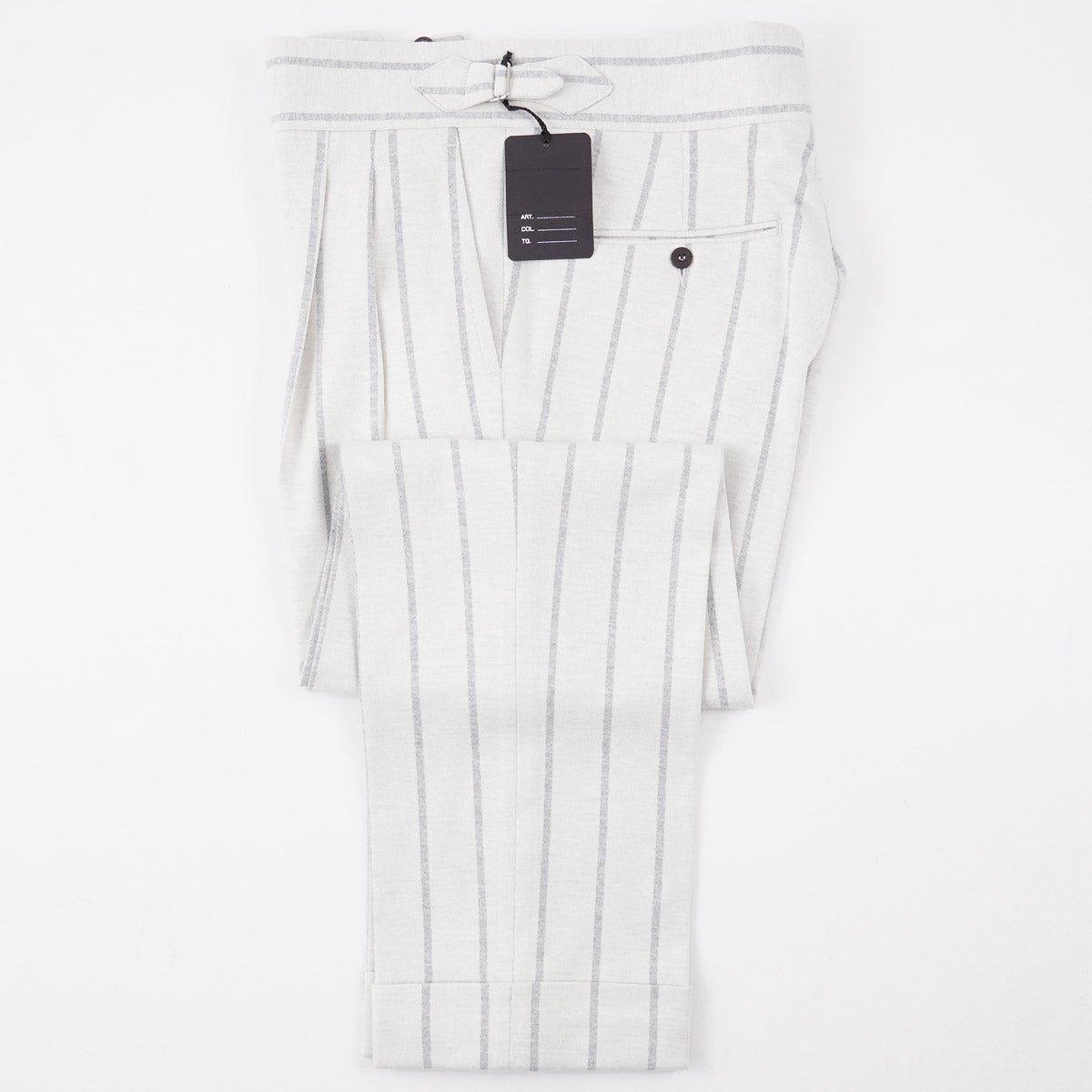 Sartorio Flannel Pants with Side Tabs