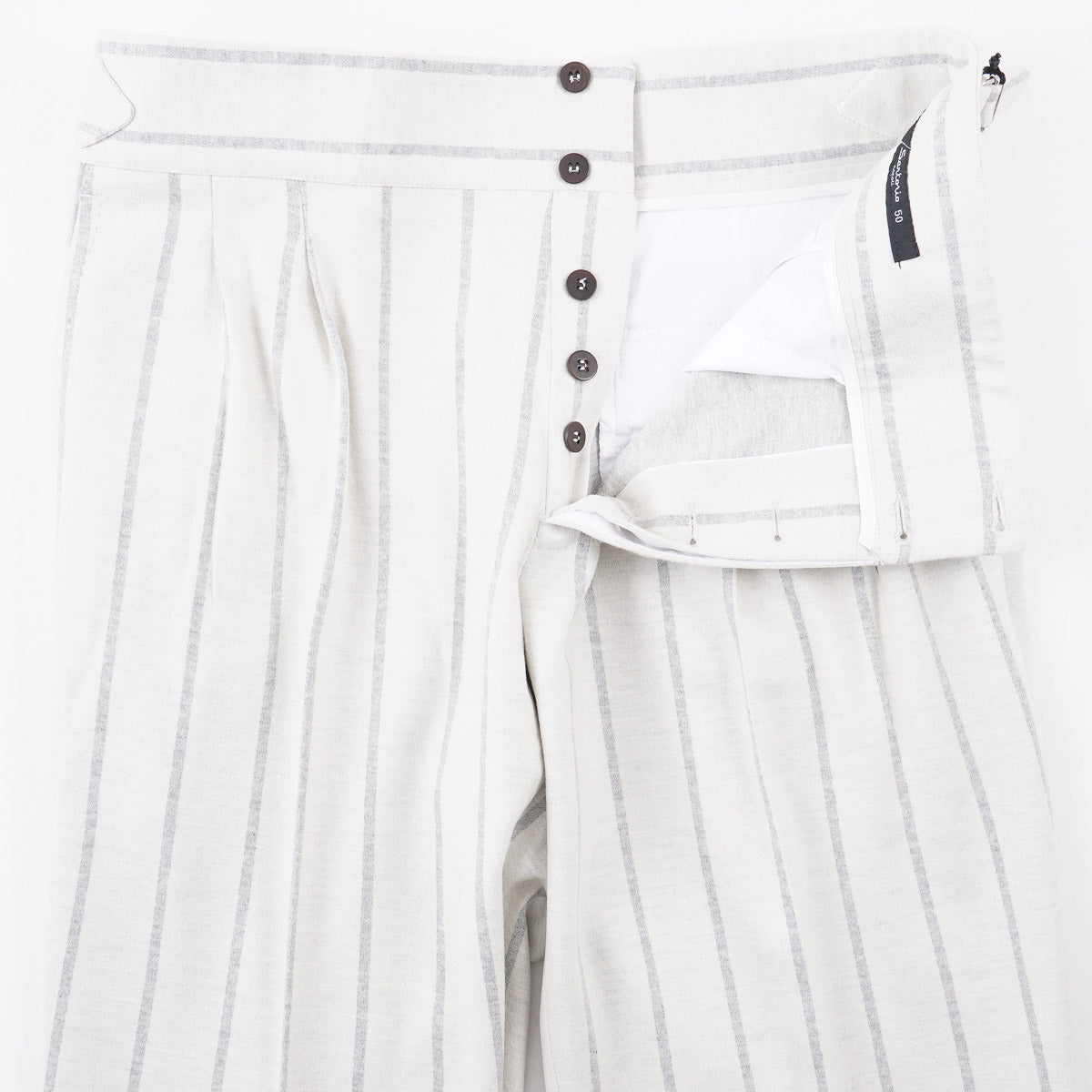 Sartorio Flannel Pants with Side Tabs