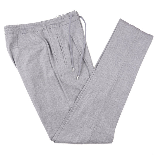 Lardini Wool-Cashmere Drawstring Pants