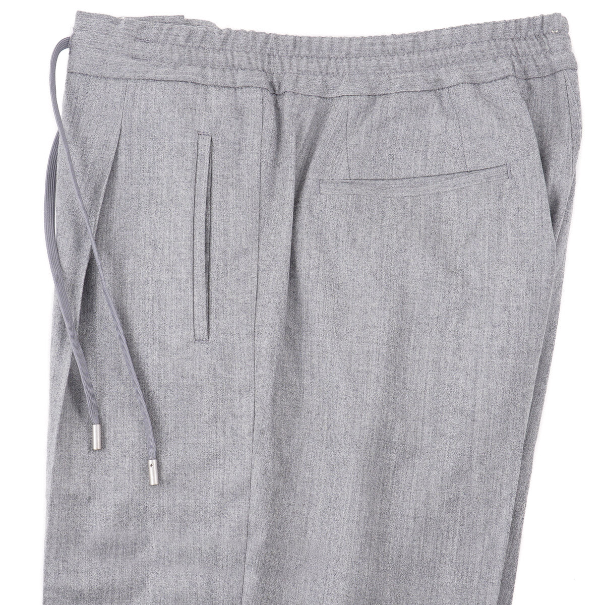 Lardini Wool-Cashmere Drawstring Pants