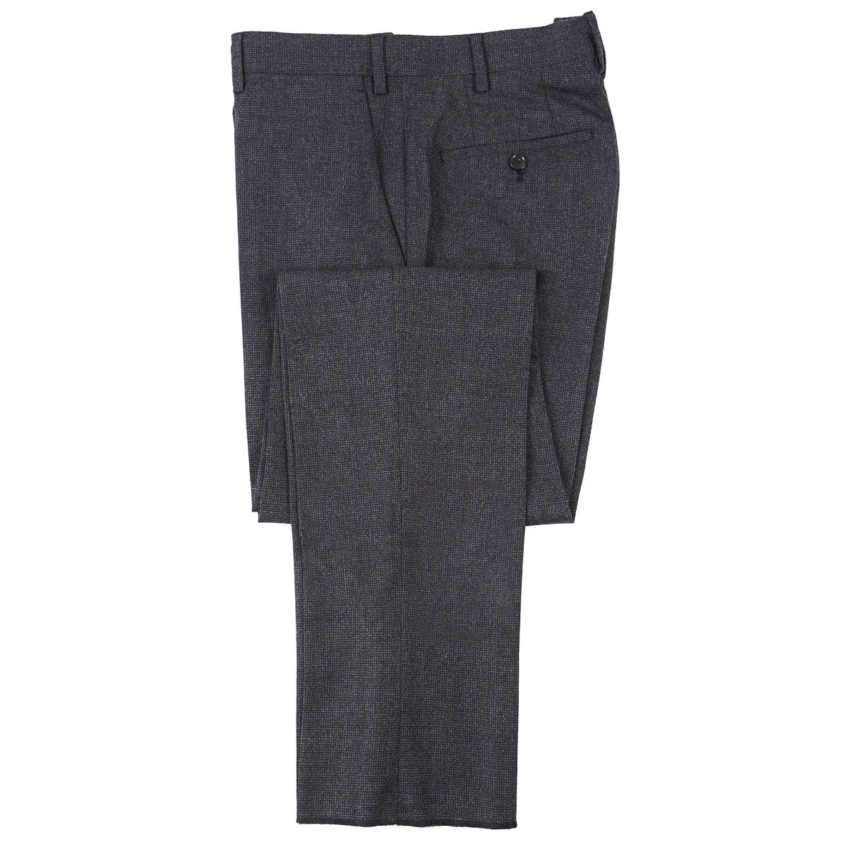 Lardini Houndstooth Wool Dress Pants