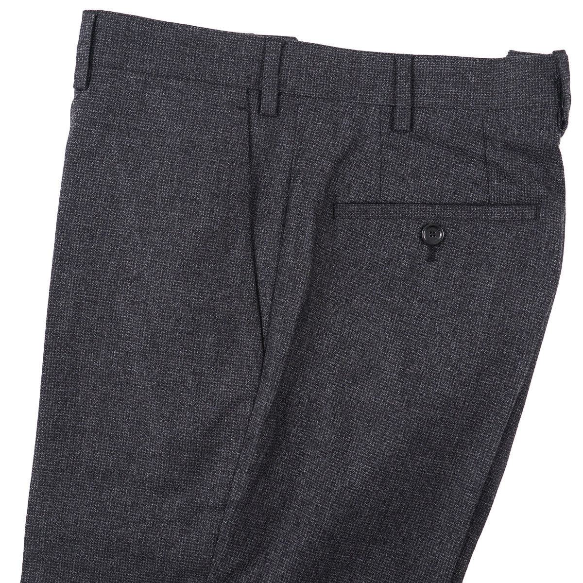 Lardini Houndstooth Wool Dress Pants
