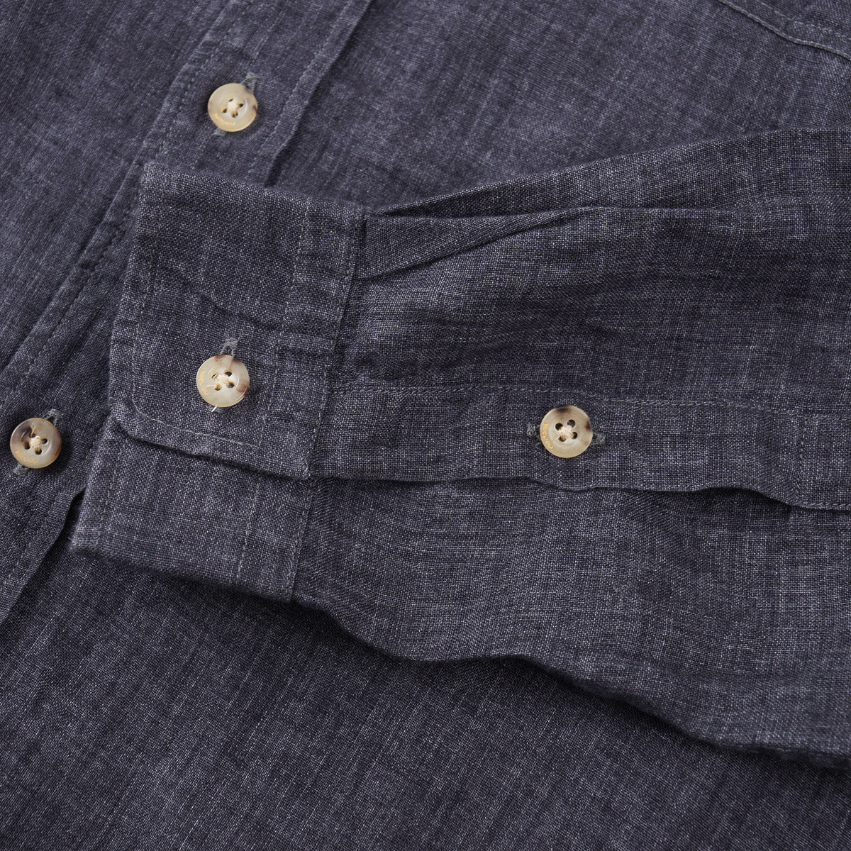 Boglioli Linen Shirt with Two Pockets