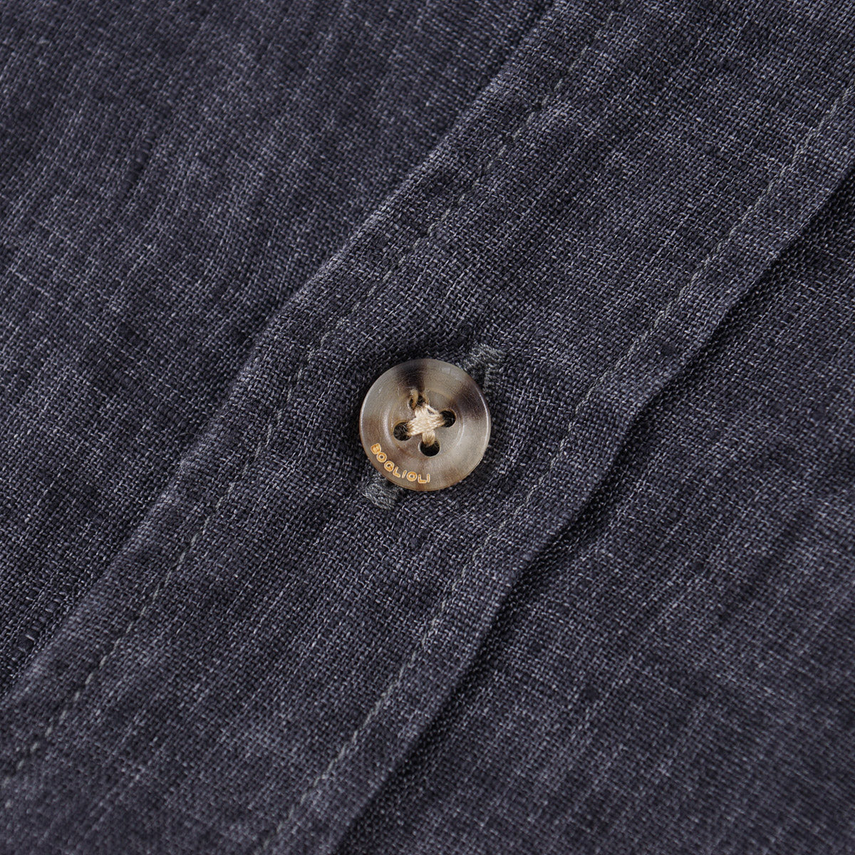 Boglioli Linen Shirt with Two Pockets