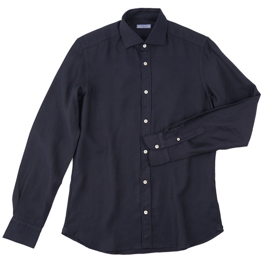 Boglioli Knit Jersey Wool Shirt