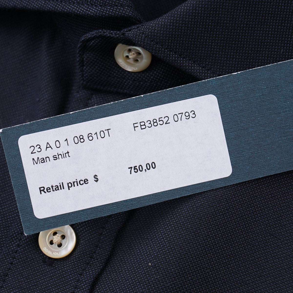 Boglioli Knit Jersey Wool Shirt