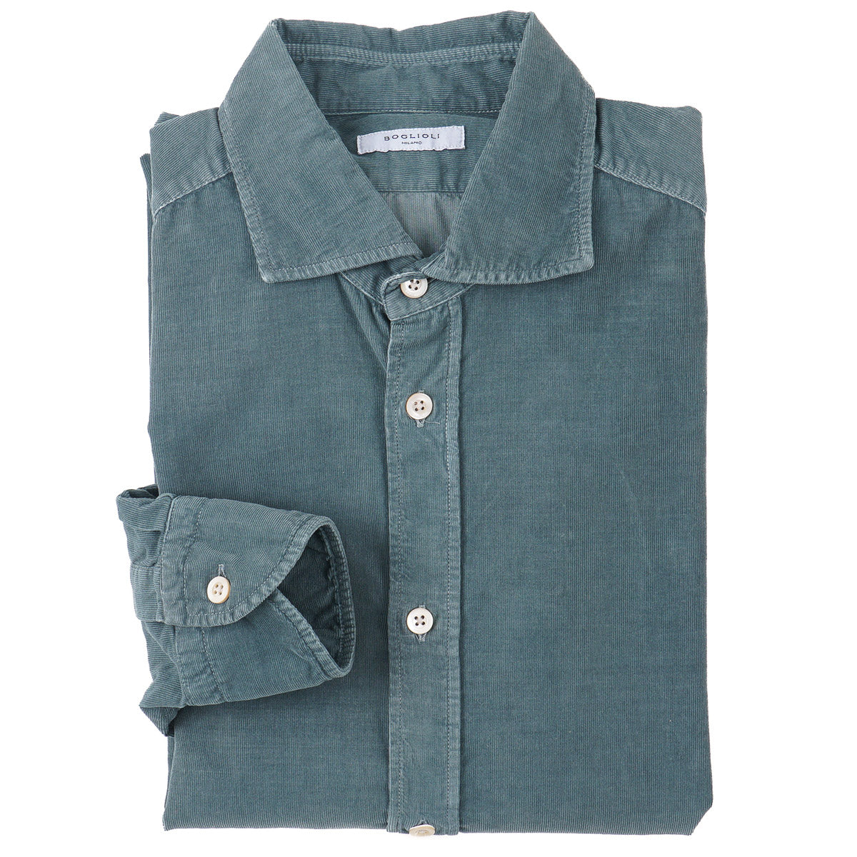 Boglioli Corduroy Cotton Sport Shirt