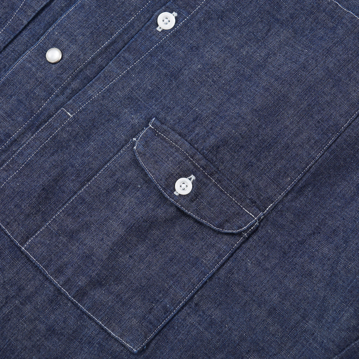 Boglioli Multi-Pocket Denim Overshirt