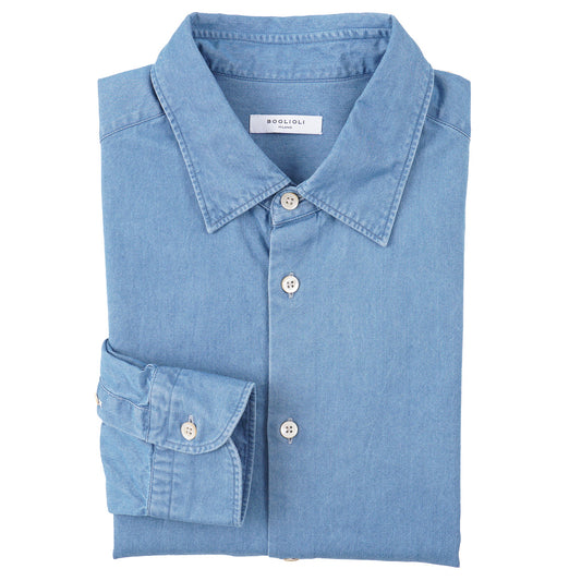 Boglioli Tailored-Fit Denim Shirt