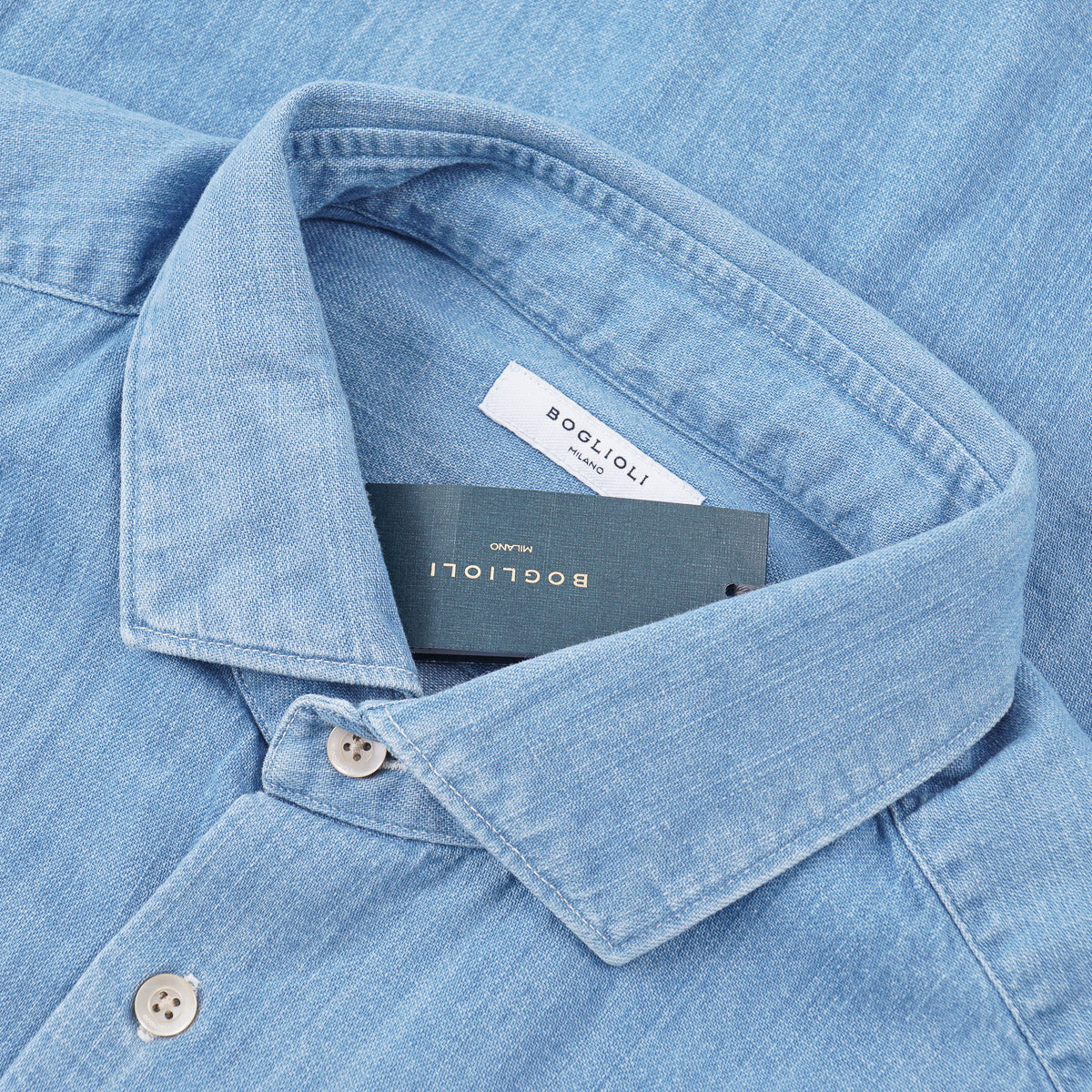 Boglioli Slim-Fit Denim Shirt