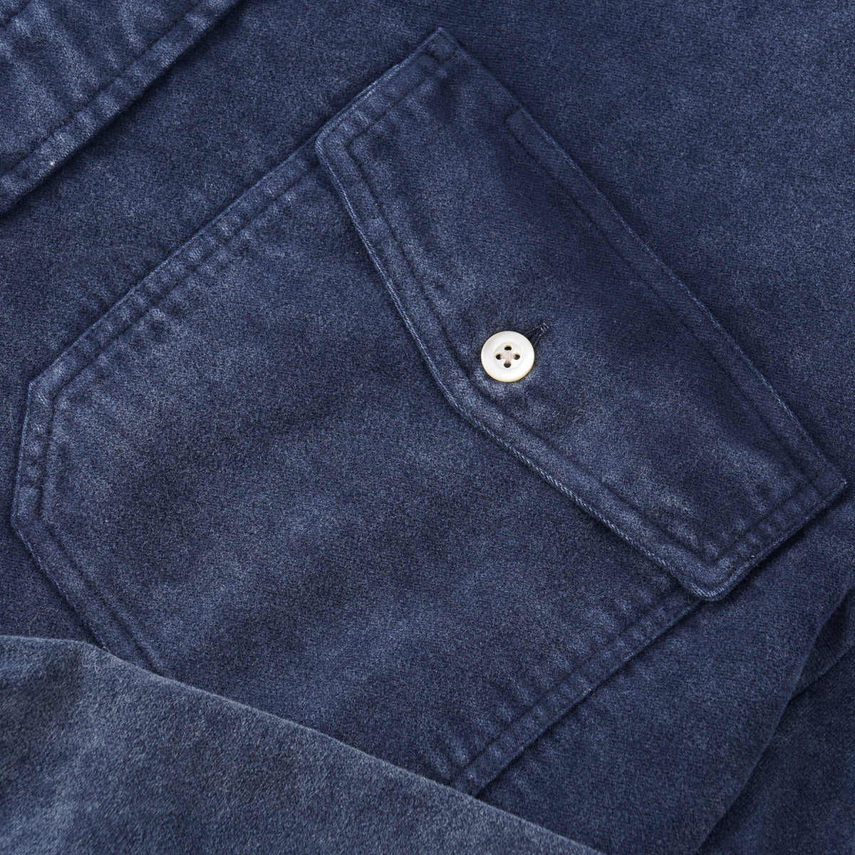 Boglioli Brushed Velvet Cotton Overshirt
