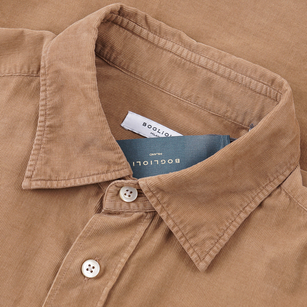 Boglioli Corduroy Cotton Sport Shirt