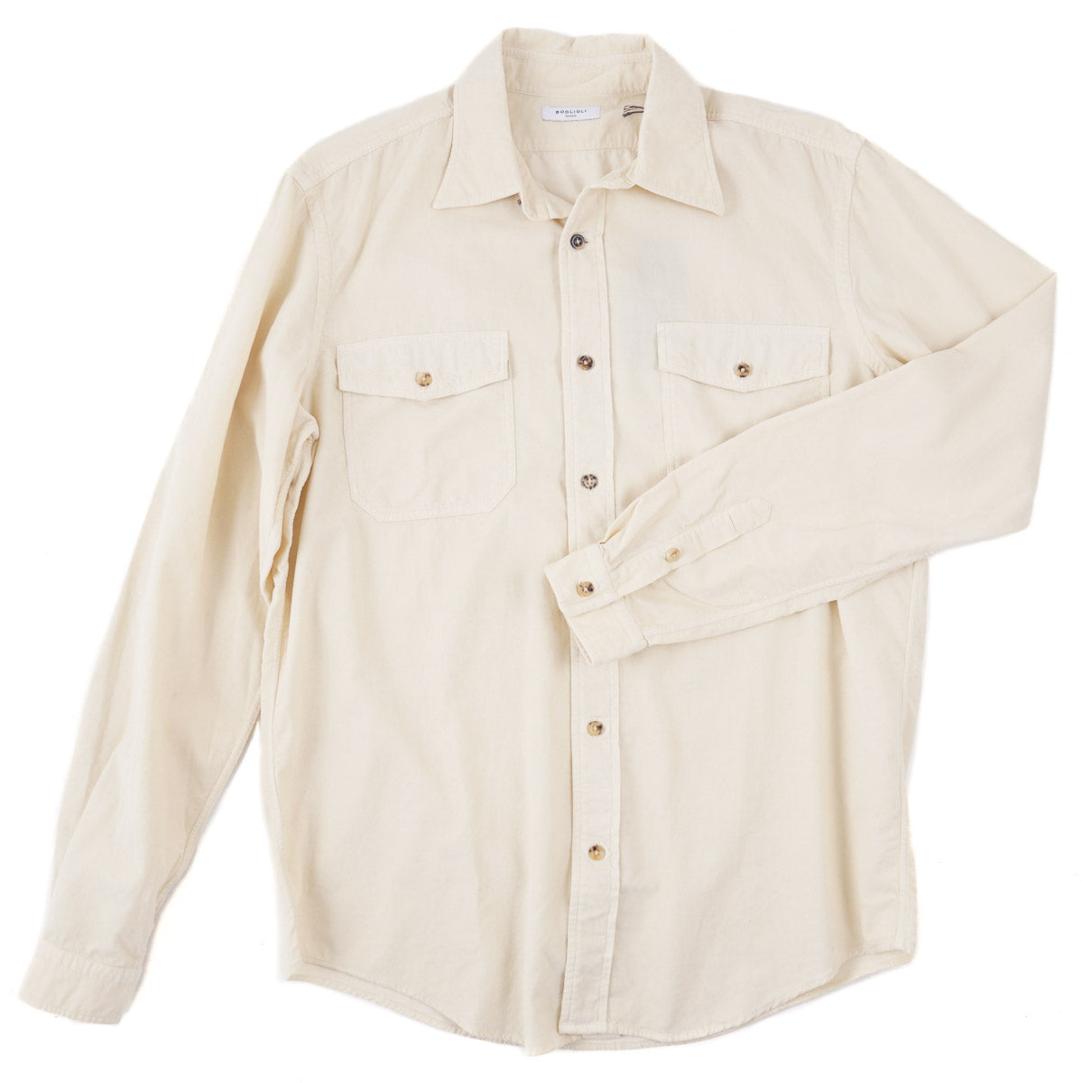 Boglioli Corduroy Cotton Sport Shirt