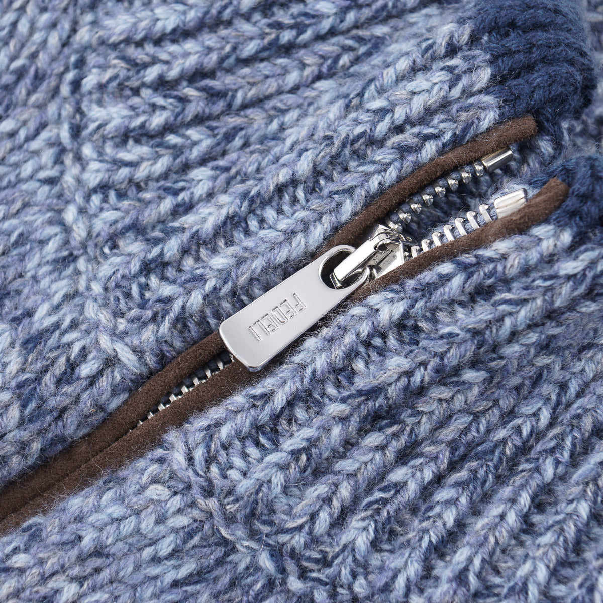 Fedeli 'Favonio' Half-Zip Cashmere Sweater