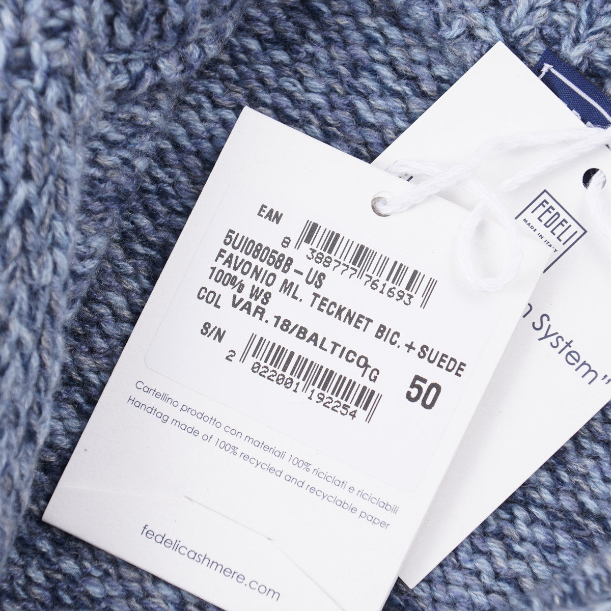 Fedeli 'Favonio' Half-Zip Cashmere Sweater