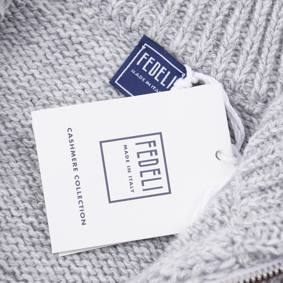 Fedeli 'Favonio' Half-Zip Cashmere Sweater