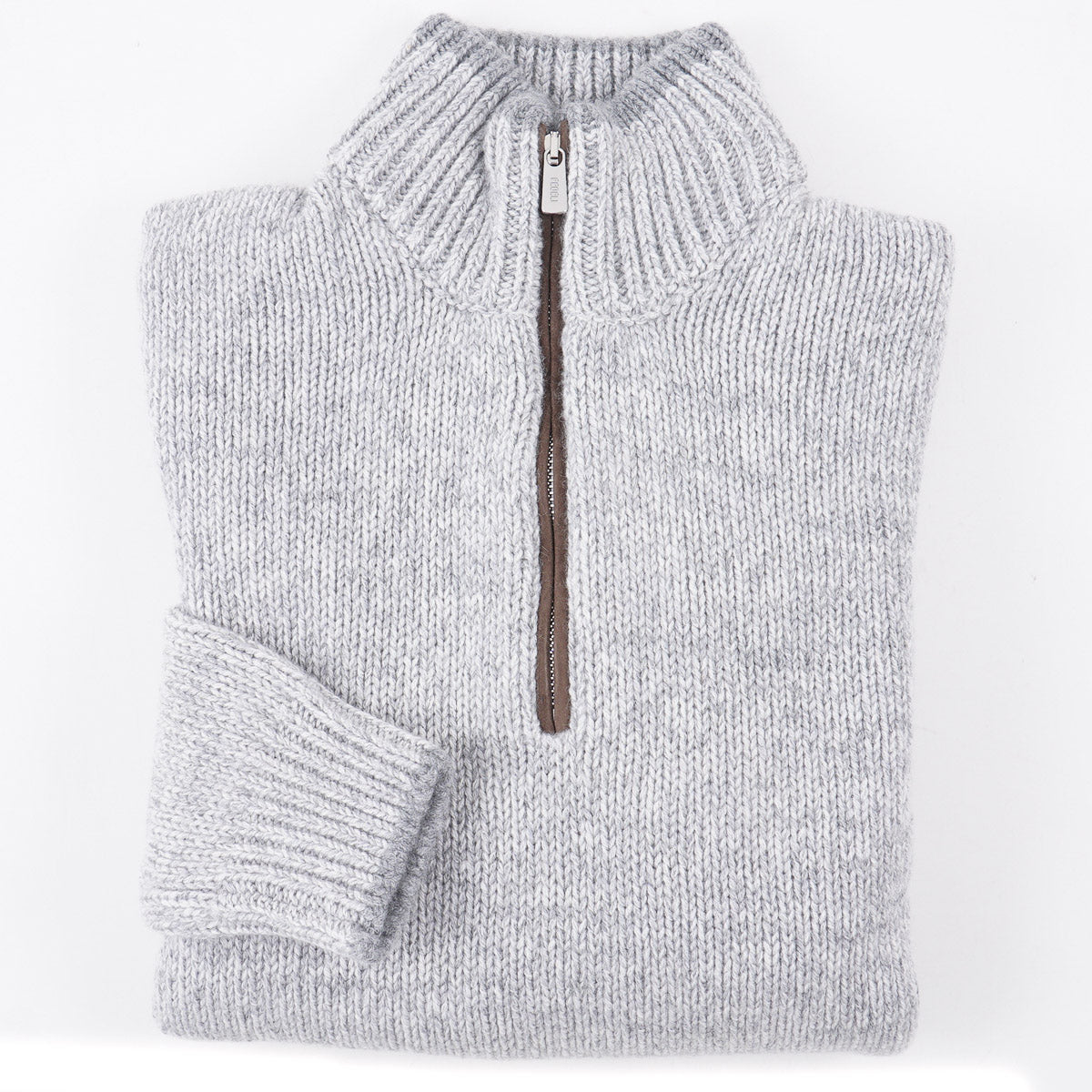Fedeli 'Favonio' Half-Zip Cashmere Sweater