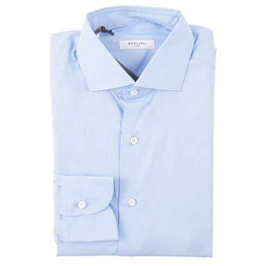 Boglioli Slim-Fit Stretch Cotton Shirt