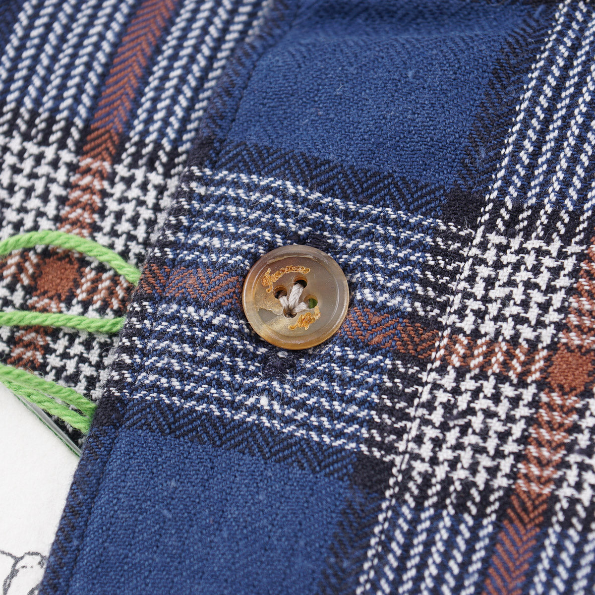 Finamore Woven Cotton Sport Shirt