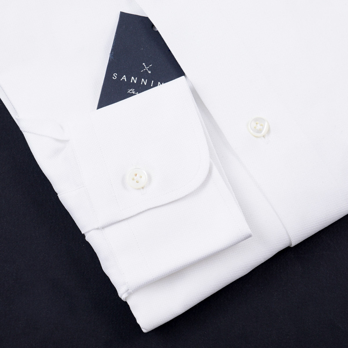 Sannino Extra-Slim Cotton Dress Shirt