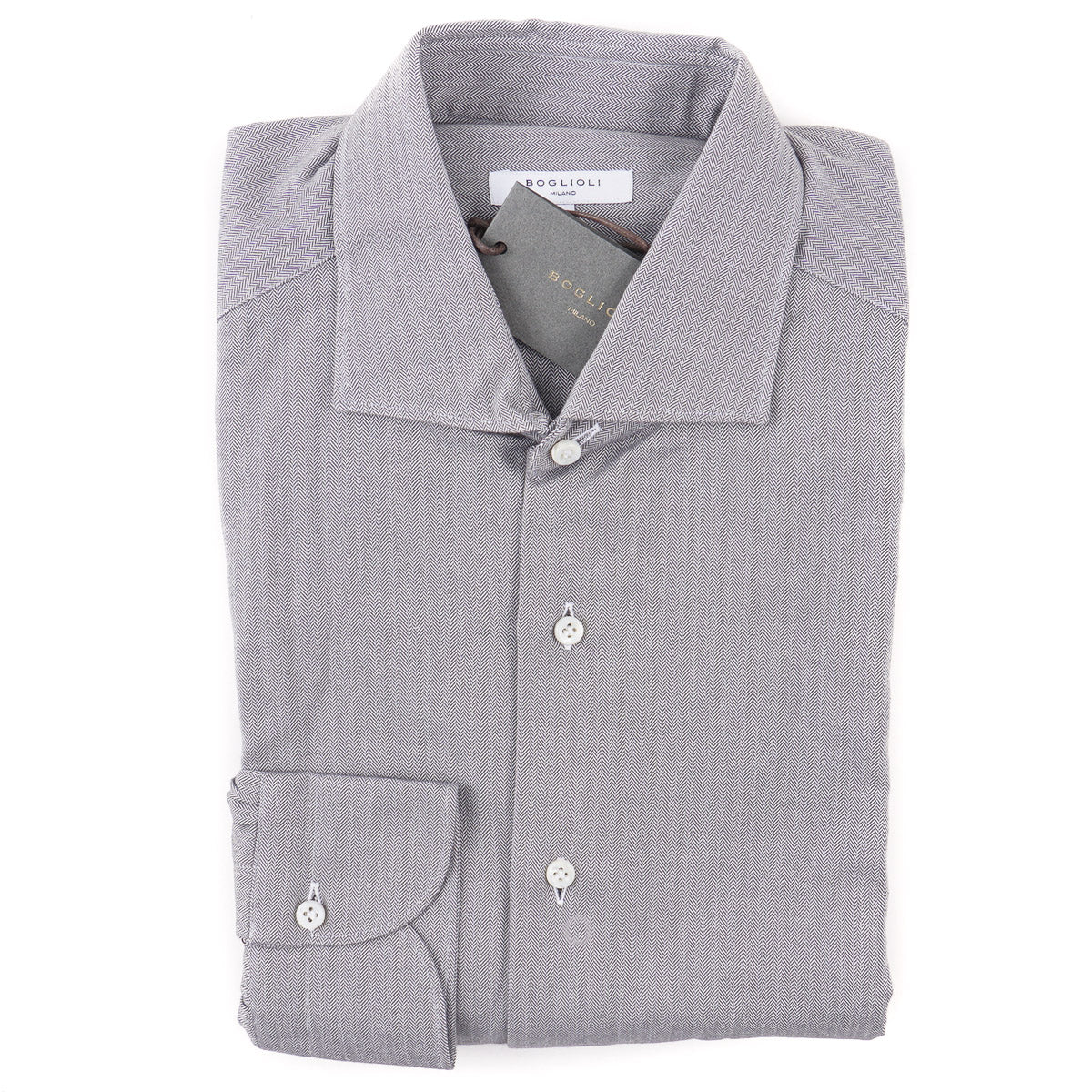 Boglioli Slim-Fit Cotton Dress Shirt - Top Shelf Apparel