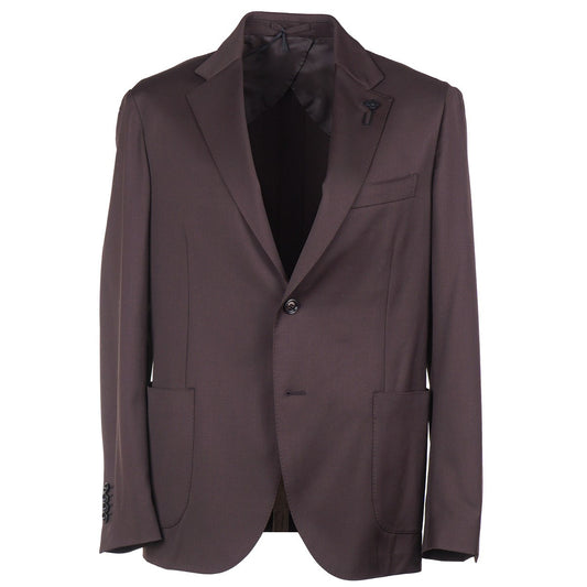 Lardini Chocolate Brown Wool Suit - Top Shelf Apparel