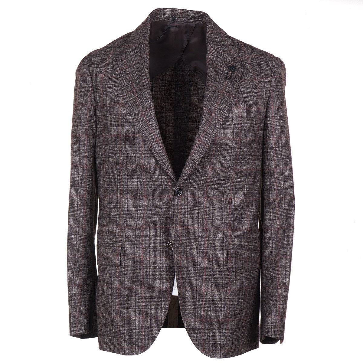 Lardini Soft-Woven Check Wool Suit - Top Shelf Apparel