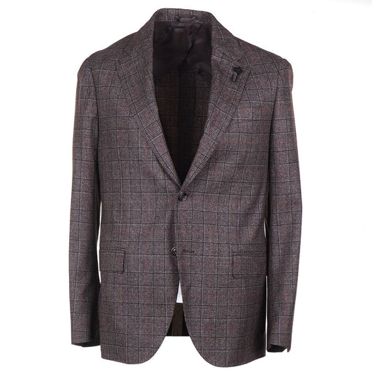 Lardini Soft-Woven Check Wool Suit - Top Shelf Apparel