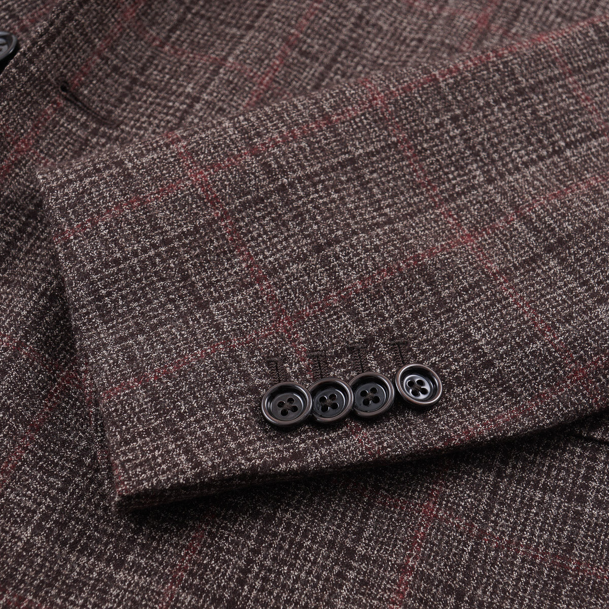 Lardini Soft-Woven Check Wool Suit - Top Shelf Apparel