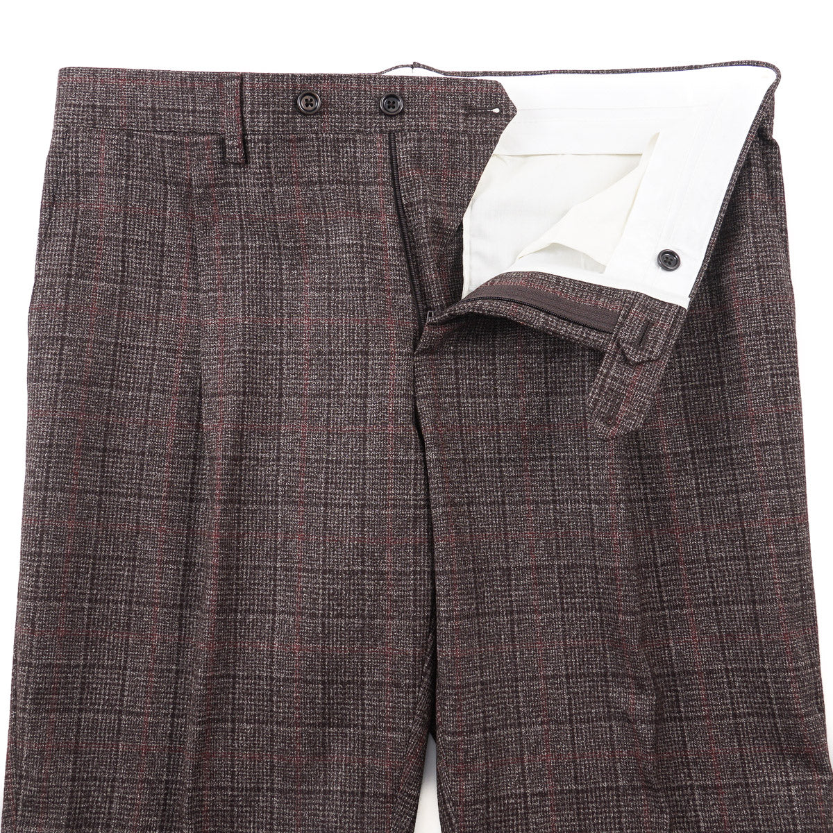 Lardini Soft-Woven Check Wool Suit - Top Shelf Apparel