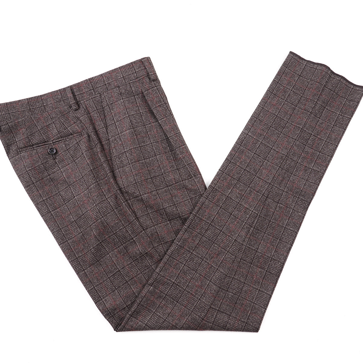 Lardini Soft-Woven Check Wool Suit - Top Shelf Apparel